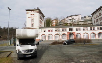 Parkplatz vor der Hauptfeuerwache